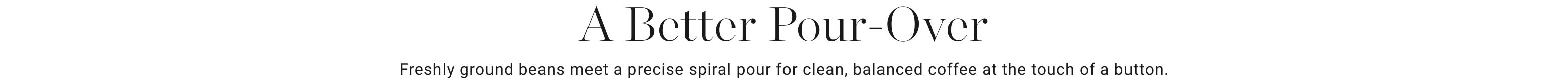 A Better Pour-Over