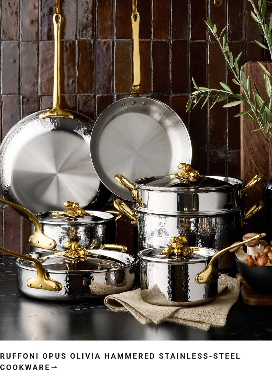 Shop Ruffoni Opus Olivia Hammered Stainless-Steel Cookware