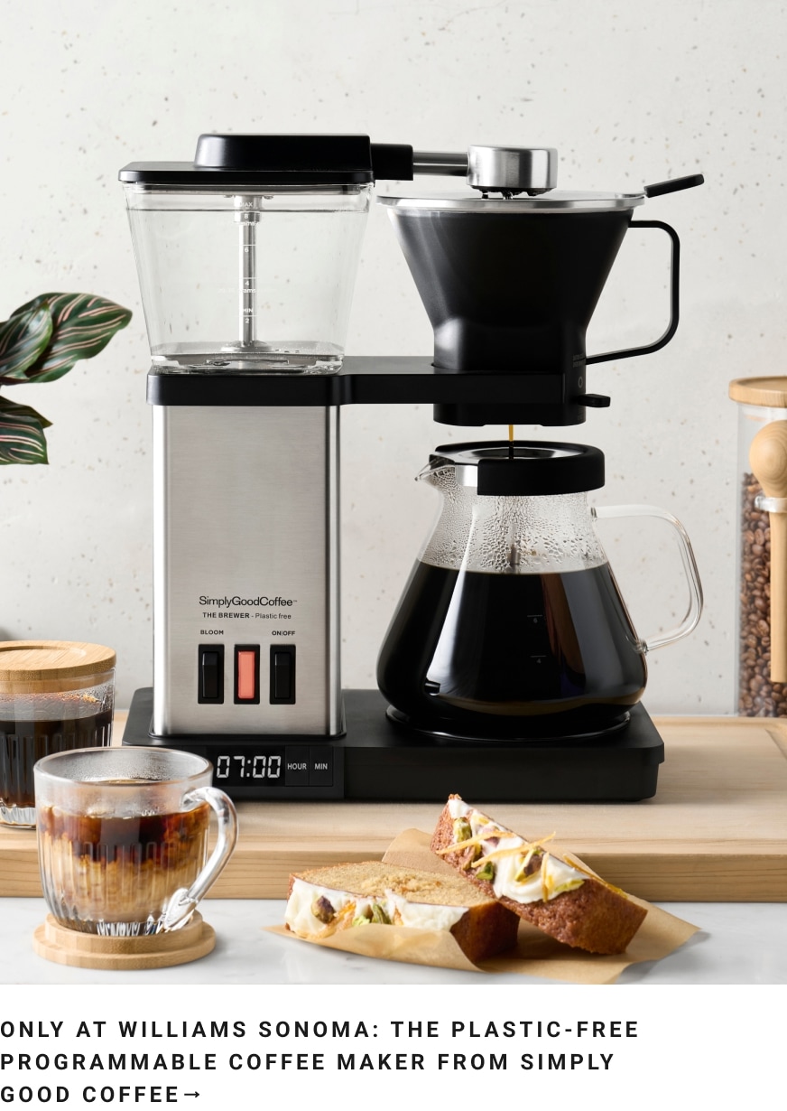 Simply Good Coffee The Plastic-Free Programmable Brewer