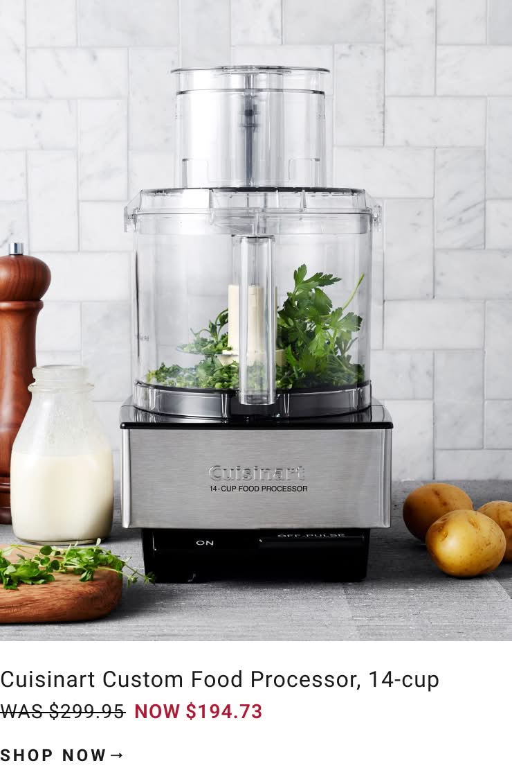 Shop Cuisinart Custom Food Processor, 14-Cup Shop Cuisinart Custom Food Processor, 14-Cup