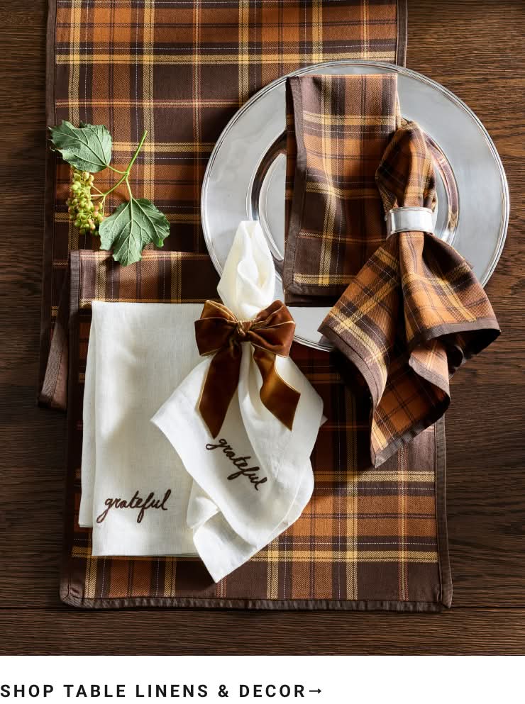 Shop Table Linens & Decor