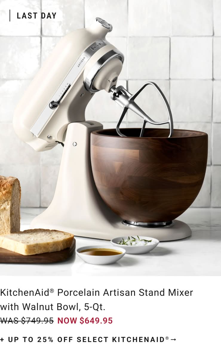 Shop KitchenAid® Stand Mixers & Attachments