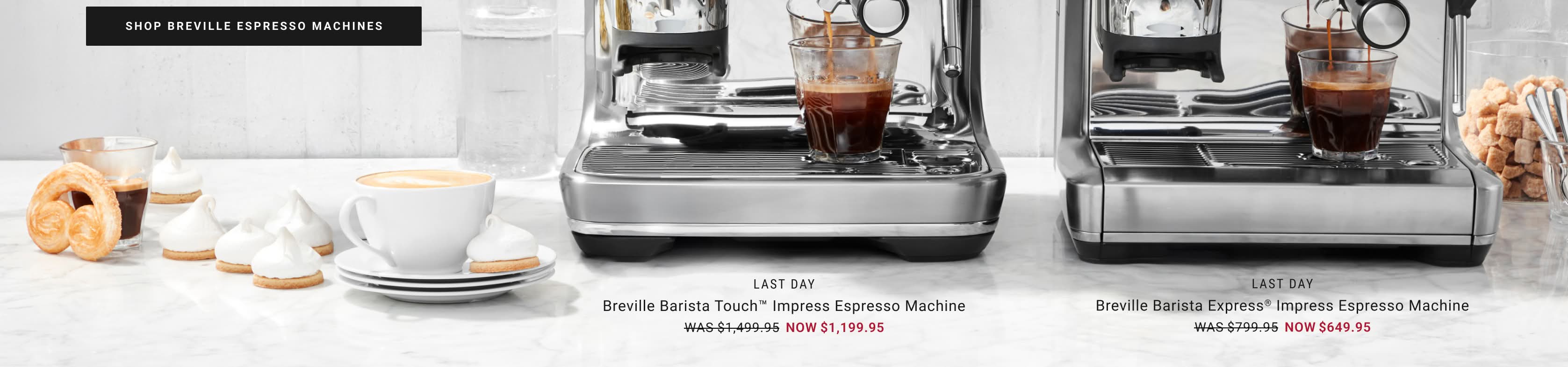 Shop Breville Espresso Machines