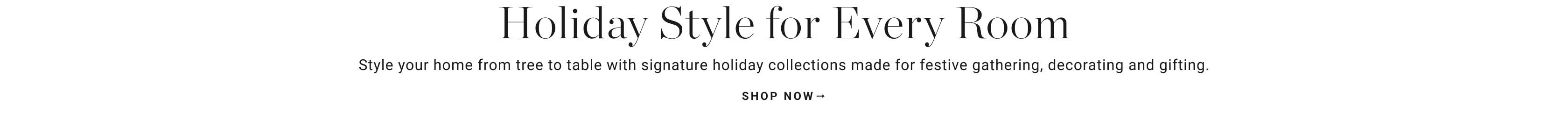 Shop Holiday Style