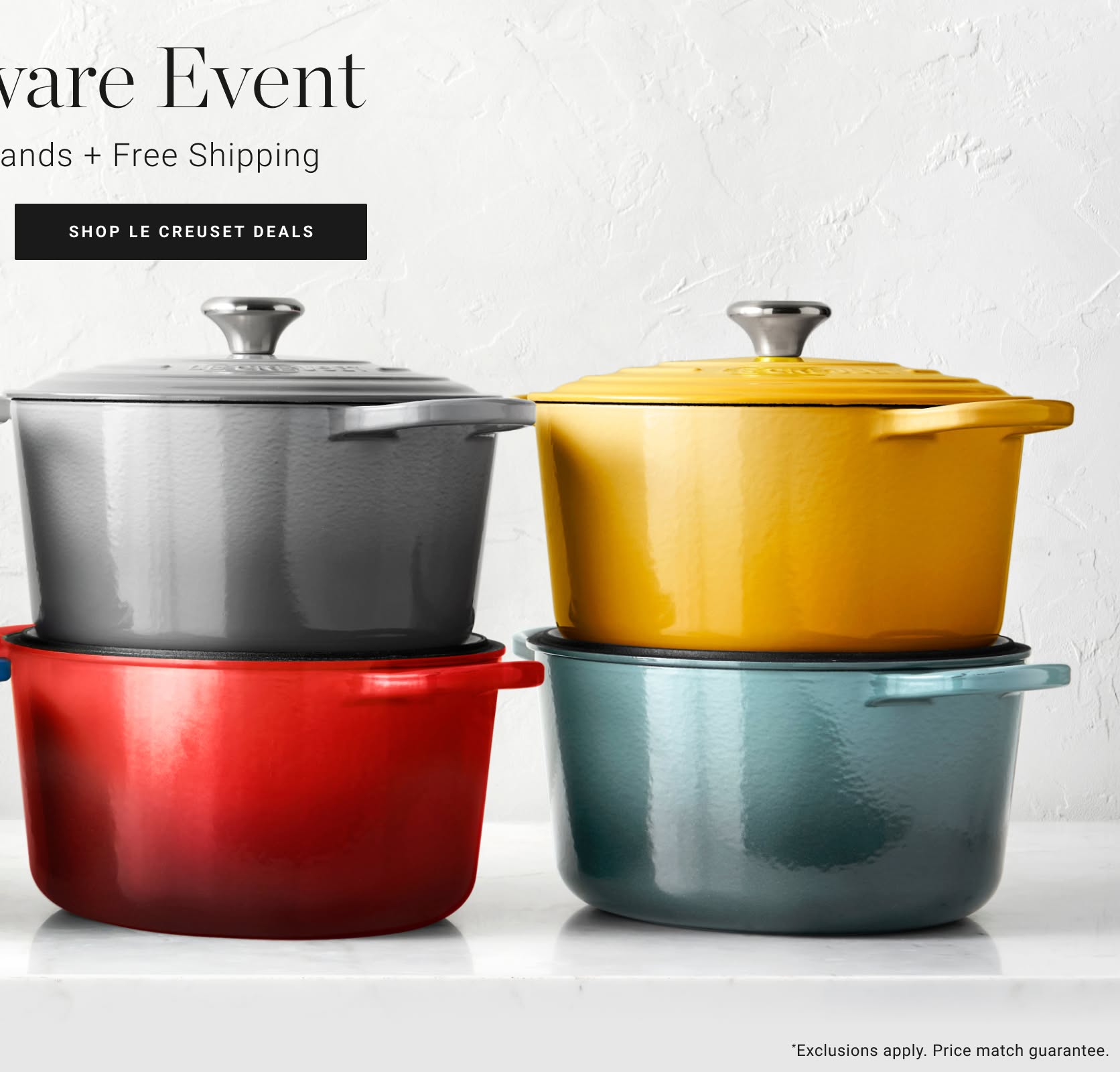 Shop Le Creuset Deals