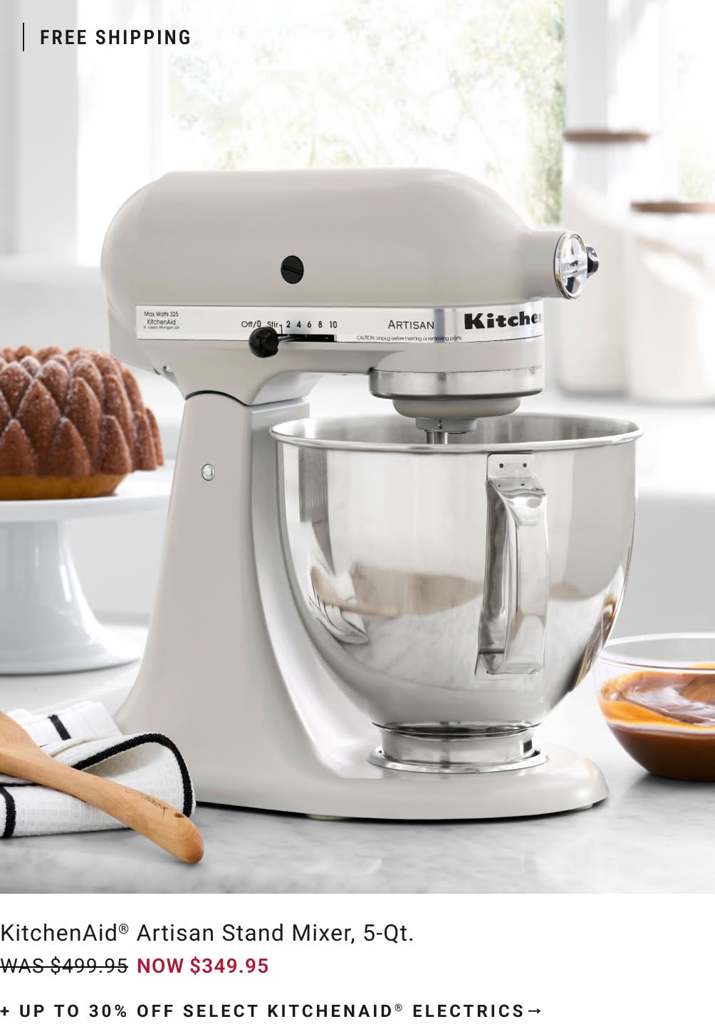 Shop KitchenAid® Stand Mixers & Attachments