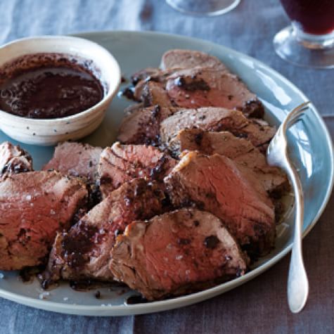 Beef Tenderloin with Shallot and Red Wine Reduction ...