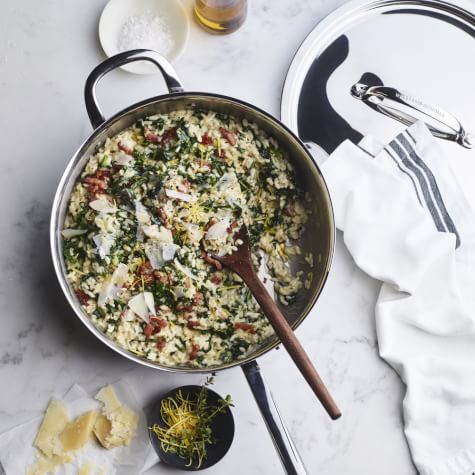 Risotto with Winter Greens and Pancetta | Williams Sonoma