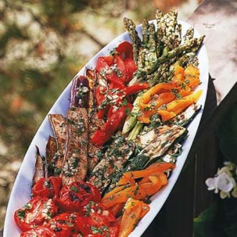 Grilled Vegetable Platter With Picnic Vinaigrette Williams Sonoma