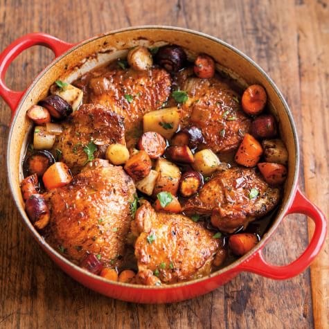 Braised chicken thighs recipe