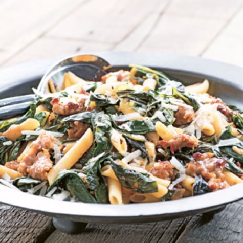 Penne With Chard And Sausage Williams Sonoma