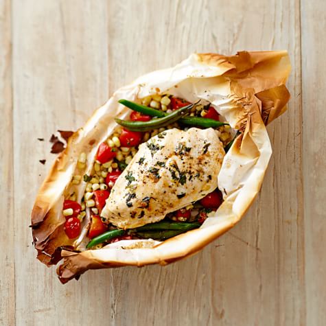 Chicken And Summer Vegetables En Papillote Williams Sonoma