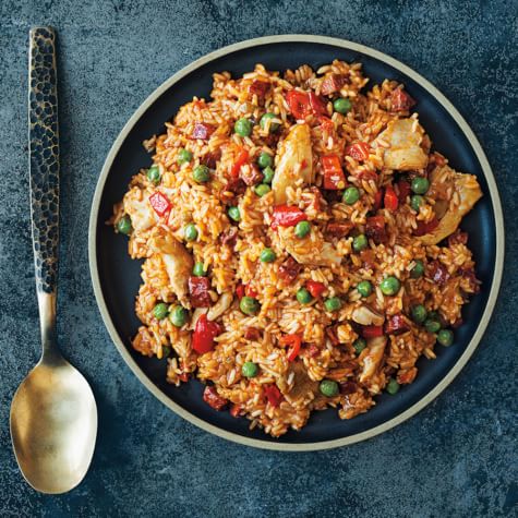 Chicken And Chorizo Paella With Roasted Red Peppers Williams Sonoma