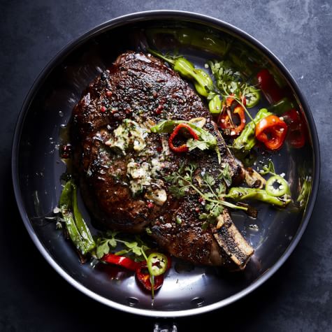 Sous Vide Rib Eye with Chimichurri Butter-image