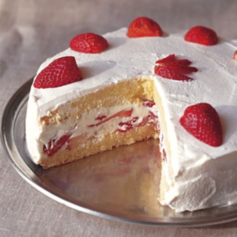 Strawberry Genoise With Whipped Cream Williams Sonoma