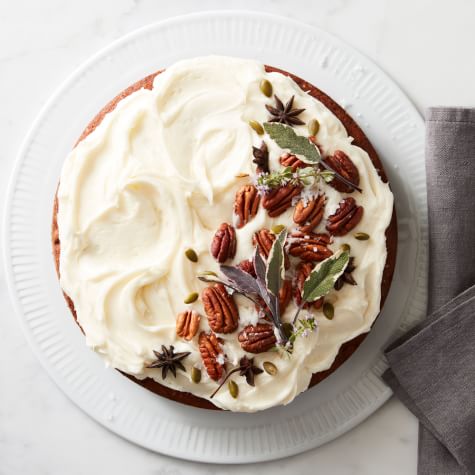 Applesauce Cake with Bourbon Raisins-image