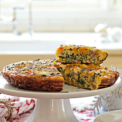 Butternut Squash, Kale and Sausage Frittata-image