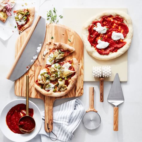 Roasted Artichoke Pizza with Castelvetrano Olives and Oregano-image