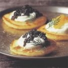 Blini with Caviar and Crème Fraîche
