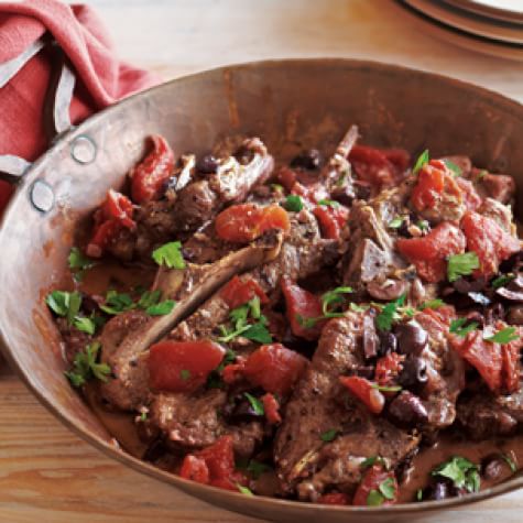 Braised Lamb Shoulder Chops With Tomatoes And Rosemary | Williams Sonoma