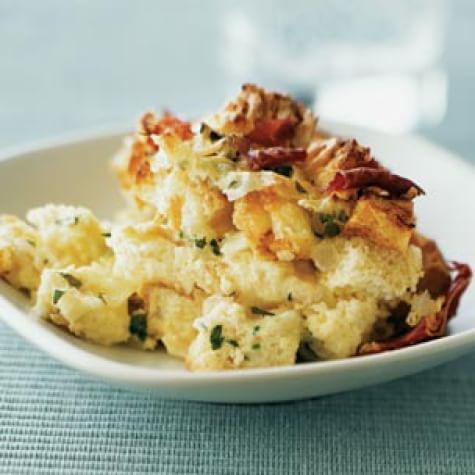 Savory Brioche Pudding with Prosciutto-image