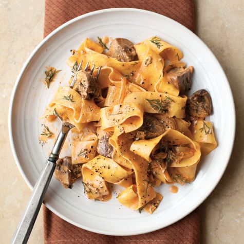 Creamy Mushroom Paprikash Over Pasta | Williams Sonoma