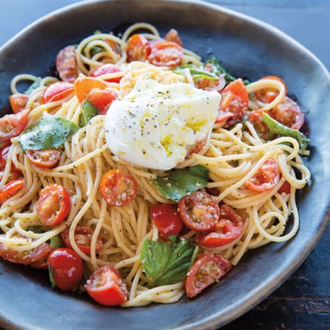 Spaghetti with Tomatoes, Basil & Burrata | Williams Sonoma