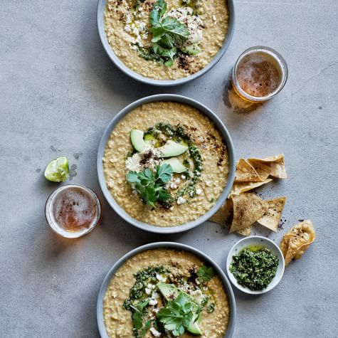 Elote-Style Corn Soup with Pepita Gremolata | Williams Sonoma