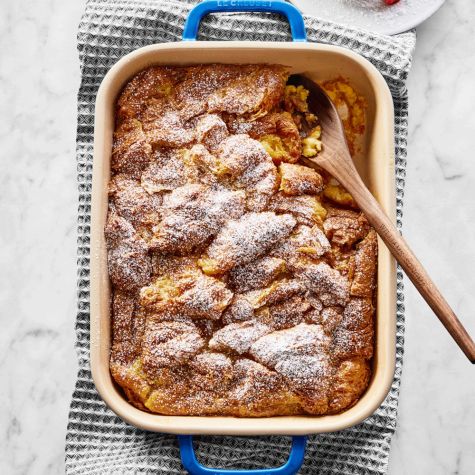 Classic Dutch Oven Bread Pudding