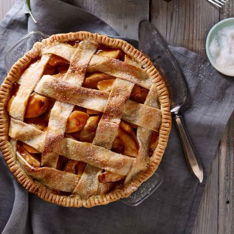 Salted Caramel Apple Pie with Lattice Crust | Williams Sonoma