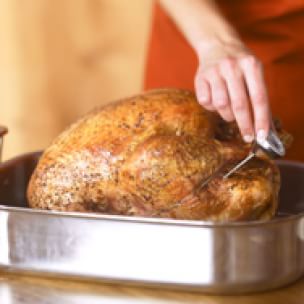 How to Check a Turkey's Temperature for Doneness