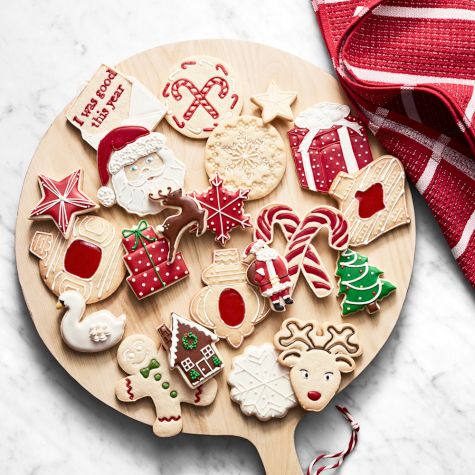  8 Piece Mini Christmas Cookie Cutters, One-touch