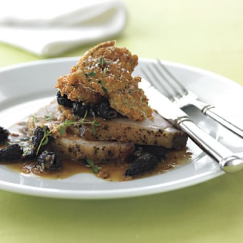Roasted Pork Loin with Morel Sauce
