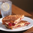 Salami, Fontina and Roasted Bell Pepper Panini