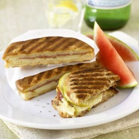 Prosciutto Panini with Apple and Gruyère
