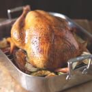 Brined Turkey with Herb Butter