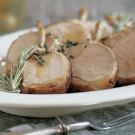 Roasted Pork Loin with Green Peppercorn Sauce