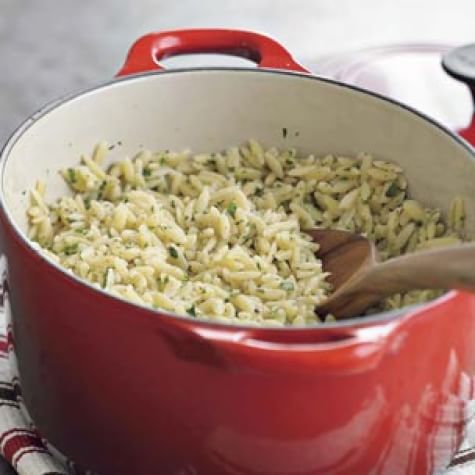 Orzo with Lemon and Parsley