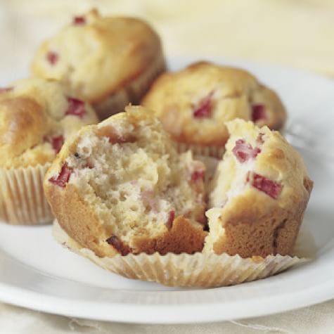 Ginger-Rhubarb Muffins
