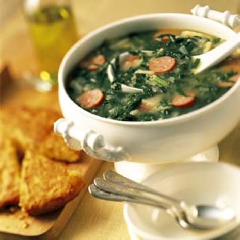 The BEST Caldo Verde Recipe (Portuguese Green Soup)