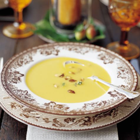 Cream of Butternut Squash and Apple Soup