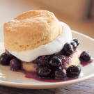 Cornmeal Shortcakes with Fresh Blueberries and Sweet Cream