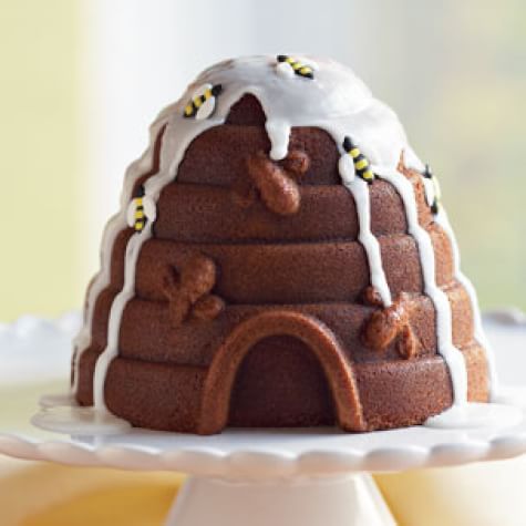 Honey-Glazed Beehive Cake and Pretty Bundt Cakes - At Home with