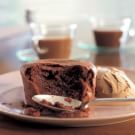 Soft-Centered Chocolate Cake with Espresso Ice Cream