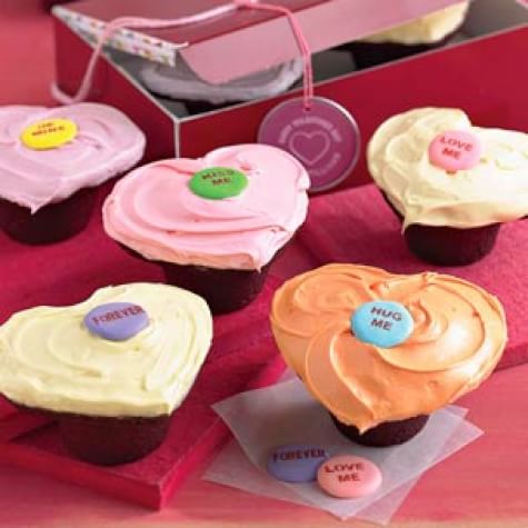 Sprinkles Red Velvet Heart Cupcakes