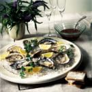 Oysters on the Half Shell with Mignonette Sauce