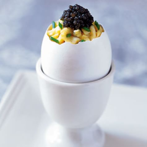 Scrambled Eggs with Caviar