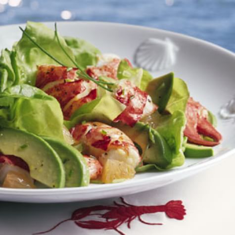 Lobster and Butter Lettuce Salad