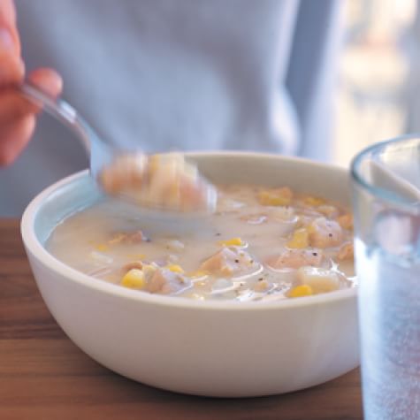 Quick Chicken and Corn Soup - The Cooking Collective