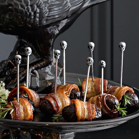 Bacon-Wrapped Dates in the Microwave